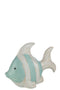 FISH PORCELAIN WHITE/AZURE L
