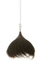 HANGING LAMP BALL GRASS BLACK