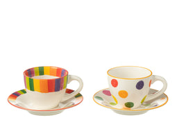 B/3 CUP+SAU DOT/STRI MIX ASS2