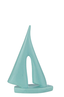 SAILBOAT PORCELAIN AZURE LARGE