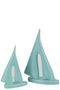 SAILBOAT PORCELAIN AZURE LARGE