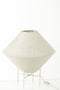 HANGING LAMP UFO RAFFIA WH L