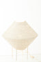 HANGING LAMP UFO RAFFIA WH L