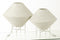 HANGING LAMP UFO RAFFIA WH L
