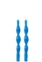 B2 CANDLE TWISTED BLUE S-3H