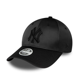New Era - New York Yankees Womens Satin Black 9FORTY Adjustable Cap
