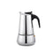 Italiaanse Koffiepot Feel Maestro MR-1660-4 Zwart Zilverkleurig Roestvrij staal 18/10 200 ml 4 Koppa