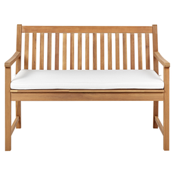 Beliani VIVARA - Tuinkussen - Wit - 112 x 54 cm - Polyester
