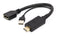 Actieve 4K HDMI naar DisplayPort-adapter, zwart