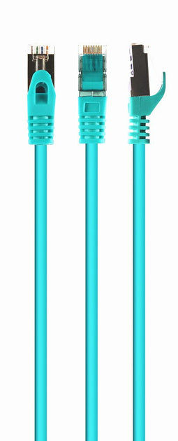 S/FTP Cat6A patchkabel LSZH, groen 10 meter