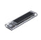 Gembird Externe behuizing voor M.2 drives, USB 3.1, transparant
