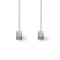 Nedis Cat 8.1 S/FTP-Netwerkkabel | RJ45 Male naar RJ45 Male | 3,0 m | Wit