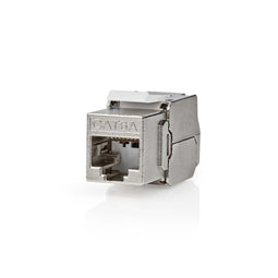 Nedis Keystone | CAT6a | RJ45 Female | S/FTP | Metaal | Envelop