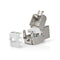 Nedis Keystone | CAT6a | RJ45 Female | S/FTP | Metaal | Envelop