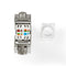 Nedis Keystone | CAT6a | RJ45 Female | S/FTP | Metaal | Envelop
