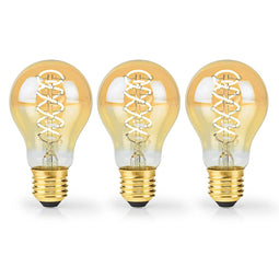 LED-Filamentlamp E27 | A60 | 3.8 W | 250 lm | 2100 K | Extra Warm Wit | Aantal lampen in verpakking: