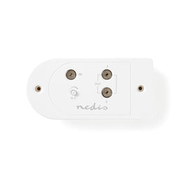 Nedis CATV-Versterker | Max. 18 dB Versterking | 40 - 862 MHz | 2 Uitgangen | IEC