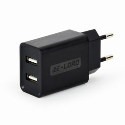 Universele USB-lader met 2 poorten, 2,1 A