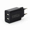 Universele USB-lader met 2 poorten, 2,1 A