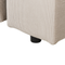 Beliani LUSPA - Hoekbank - Taupe - Rechtszijdig - Corduroy