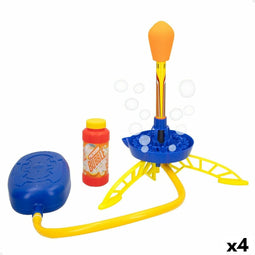 Bellenblaas Spel Raket 237 ml 90 x 32 x 31 cm (4 Stuks)