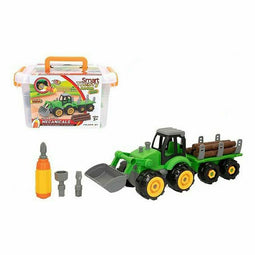 Bouwspel Colorbaby Tractor Geel Groen