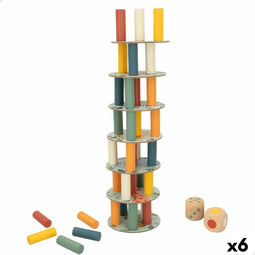 Bouwspel Woomax 36 Onderdelen (6 Stuks)