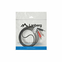 Cable Jack Lanberg CA-MJRC-10CC-0015-BK 1,5 m Zwart