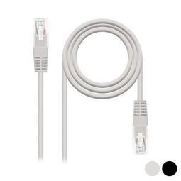 Categorie 5 UTP-kabel NANOCABLE 10.20.01 Zwart / 1 m