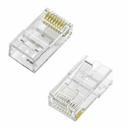 Connector RJ45 Categorie 6 UTP Aisens AWG24 Transparant 100 Stuks
