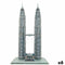 3D puzzel Colorbaby Petronas Towers 27 x 51 x 20 cm (6 Stuks)