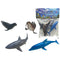 Dierenfiguren 4 Onderdelen 20,5 x 25 x 4 cm Plastic