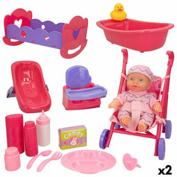 Accessoires voor poppen Colorbaby 2 Stuks