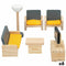 Doll's house dining room Woomax (6 Stuks)