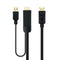 DisplayPort naar HDMI Kabel NANOCABLE 10.15.4352 Zwart 1,8 m 4K Ultra HD