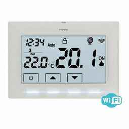 Draadloze thermostaat timer Perry 1tx cr029 Wi-Fi Wit