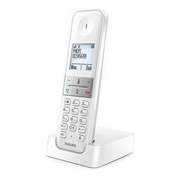 Draadloze telefoon Philips D4701W/34 Wit Zwart