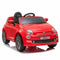 Elektrische auto voor kinderen Fiat 500 113 x 67,5 x 53 cm MP3 Rood 30 W 6 V Met afstandsbediening