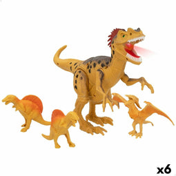 Figurenset Colorbaby 4 Onderdelen Dinosaurussen 23 x 16,5 x 8 cm (6 Stuks)