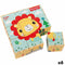Houten Kinderpuzzel Fisher Price + 2 Jaar 9 Onderdelen (6 Stuks)