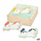 Houten Kinderpuzzel Mr. Wonderful Eenhoorn + 3 jaar 3 Onderdelen (12 Stuks)