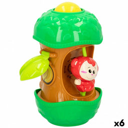 Interactief Speelgoed voor Baby's Winfun Aap 11,5 x 20,5 x 11,5 cm (6 Stuks)