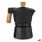 Italiaanse Koffiepot Hout Aluminium 150 ml (12 Stuks)