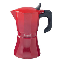 Italiaanse Koffiepot Oroley Petra 9 Kopjes Rood Aluminium