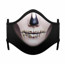 Herbruikbaar stoffen gezichtsmasker My Other Me Catrina 10-12 Jaar