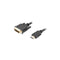 Kabel HDMI naar DVI Lanberg Mannelijk/Mannelijk Zwart 0,5 m
