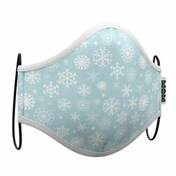 Herbruikbaar stoffen gezichtsmasker My Other Me Sneeuwvlokken Blauw Kerstmis