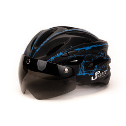 Hoes voor Elektrische Scooter Urban Prime UP-HLM-EBK-BB Zwart Blauw Zwart/Blauw Multicolour