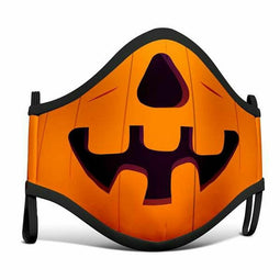 Herbruikbaar stoffen gezichtsmasker My Other Me Kinderen Pompoen 6-9 jaar