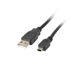 Kabel USB 2.0a naar Mini USB B Lanberg CA-USBK-11CC-0018-BK 1,8 m Zwart 1,8 m